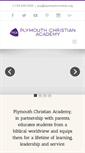 Mobile Screenshot of plymouthchristian.org